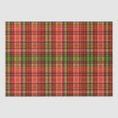 赤伝統的緑ピンクの格子模様 薄葉紙 (正面)