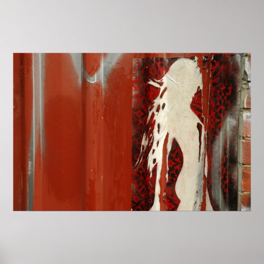 赤住所の女性 ポスター (正面)