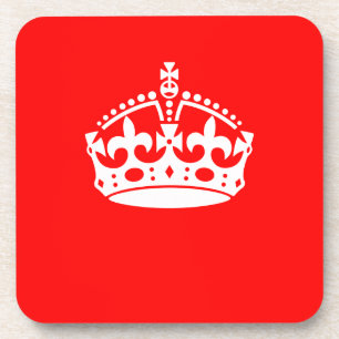 赤保デコールのCALM CROWN コースター