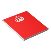 赤保デコールのCALM CROWN ノートパッド (アングル)