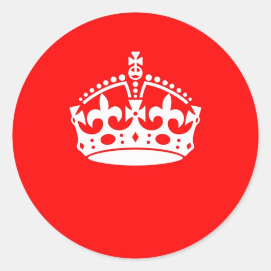赤保デコールのCALM CROWN ラウンドシール (正面)