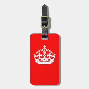 赤保デコールのCALM CROWN ラゲッジタグ