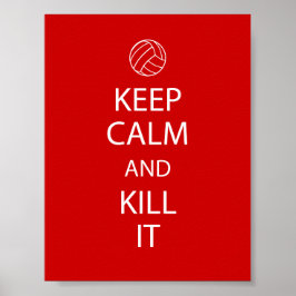 赤保晴バレーボールのポスター ポスター