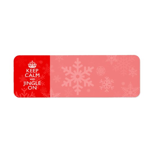 赤保色の上で落ち着いて騒ぎ立てる ラベル (正面)