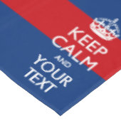 赤保色の文字を落ち着かせストライプる テーブルクロス (アングル)