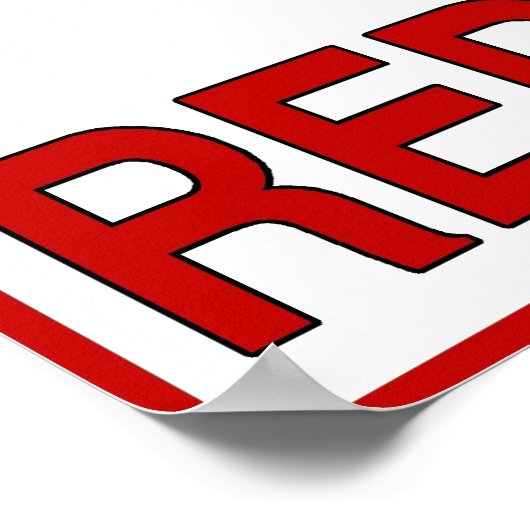 赤保護アリ ポスター (角)