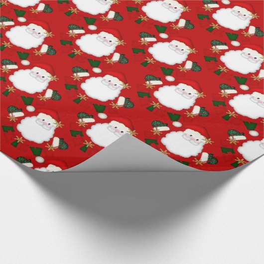 赤信じい贈り物の包み紙 ラッピングペーパー (コーナー)