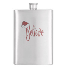 赤信じサンタハットとクリスマスに フラスク