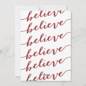 赤信じ |フォトホリデーカード シーズンカード (裏面)