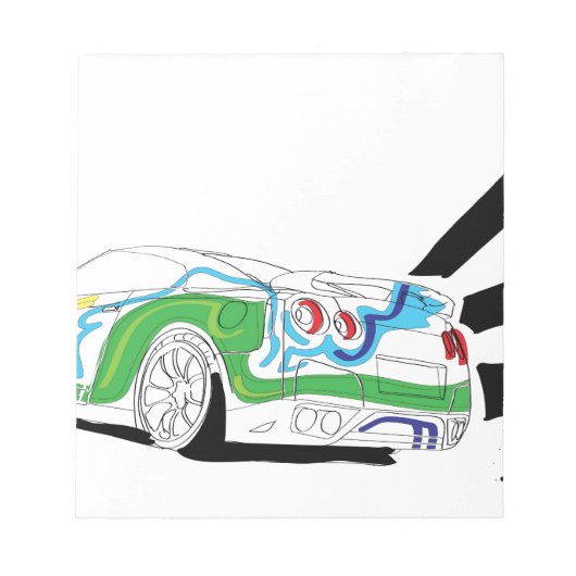 赤信号 ノートパッド (正面)