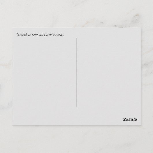 赤傘 ポストカード (裏面)