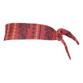 赤先住民パターン民族部族ボホ文化 タイヘッドバンド (回転90)
