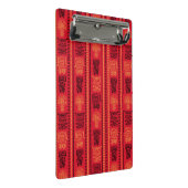 赤先住民パターン民族部族ボホ文化 ミニクリップボード (アングル)