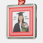 赤写真の追加 メタルオーナメント (左)