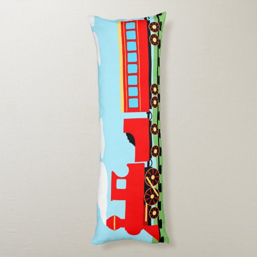 赤列車 ボディピロー (裏面 (縦))