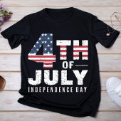 赤動揺して白と青の愛国心 Tシャツ