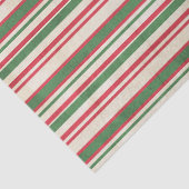 赤動揺して白の緑のストライプ 薄葉紙 (詳細)