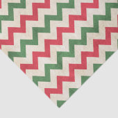 赤動揺して緑ジグザグパターン 薄葉紙 (詳細)
