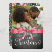 赤包まれたで |ホリデーフォトカード シーズンカード (正面/裏面)