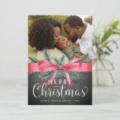 赤包まれたで |ホリデーフォトカード シーズンカード (スタンド正面)