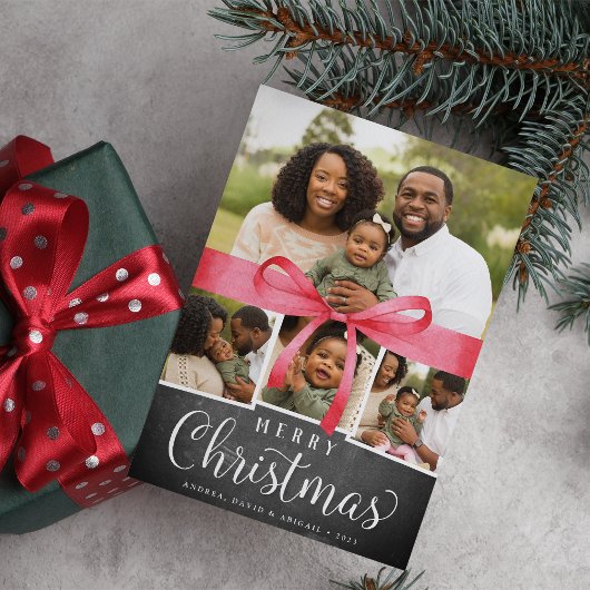 赤包まれたで |写真コラージュカード シーズンカード