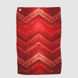 赤化粧グリッターゴルフタオル ゴルフタオル