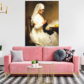 赤十字からのナースのポートレート キャンバスプリント (インサイチュ (リビング))