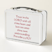 赤十字と聖句を恥じないクリスチャン メタルランチボックス (裏面)