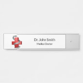 赤十字のシンボル蛇シルバースネーク サインプレート (正面)