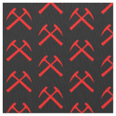 赤十字のロックハンマー ファブリック (クローズアップ)