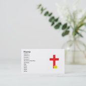 赤十字の名刺 名刺 (スタンド正面)