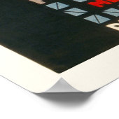 赤十字の外務官の指名手配 ポスター (角)