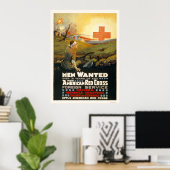 赤十字の外務官の指名手配 ポスター (ホームオフィス)