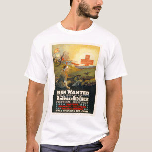 赤十字の外国サービスのために望まれる人 Tシャツ