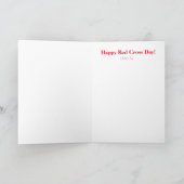 赤十字の日クララバートングリーティングカード シーズンカード (内部)