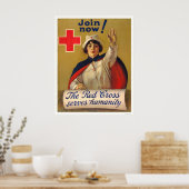 赤十字は人類を救う – 今すぐ参加 ポスター (キッチン)