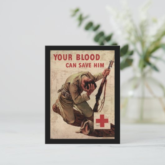 赤十字を切れ救る ポストカード (スタンド正面)
