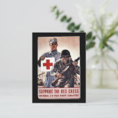 赤十字を支持する ポストカード (スタンド正面)