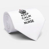 赤十字クラウン Keep Calm 私は看護師 ネクタイ (ロール)