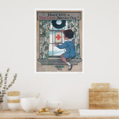 赤十字サービスフラグ(US00202B) ポスター (キッチン)