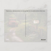 赤十字トラック – はがき (裏面)