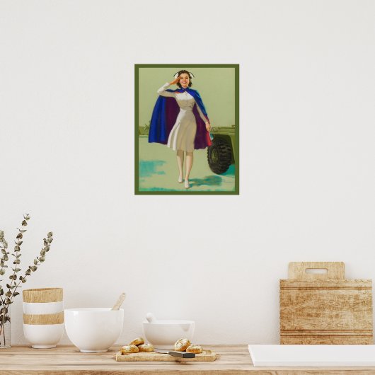 赤十字ナース ポスター (キッチン)