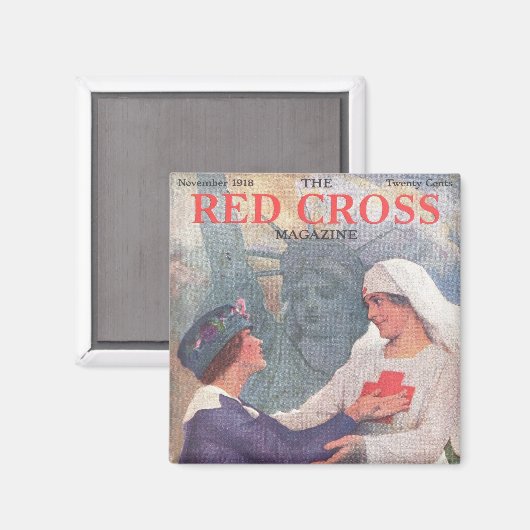 赤十字ナース マグネット (正面/裏面)