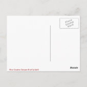 赤十字フラグのはがき ポストカード (裏面)