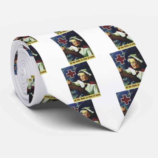 赤十字ポスター-舵輪のナース ネクタイ (ロール)