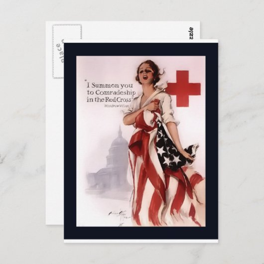 赤十字社で仲間として召喚する ポストカード (正面/裏面)
