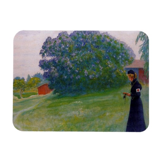 赤十字軍服のスザンヌ マグネット (横)