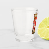 赤十字（イエスキリストの十字架） ショットグラス (左)