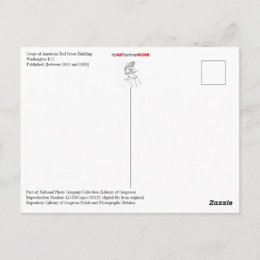 赤十字 ポストカード (裏面)