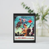 赤十字 ポストカード (スタンド正面)